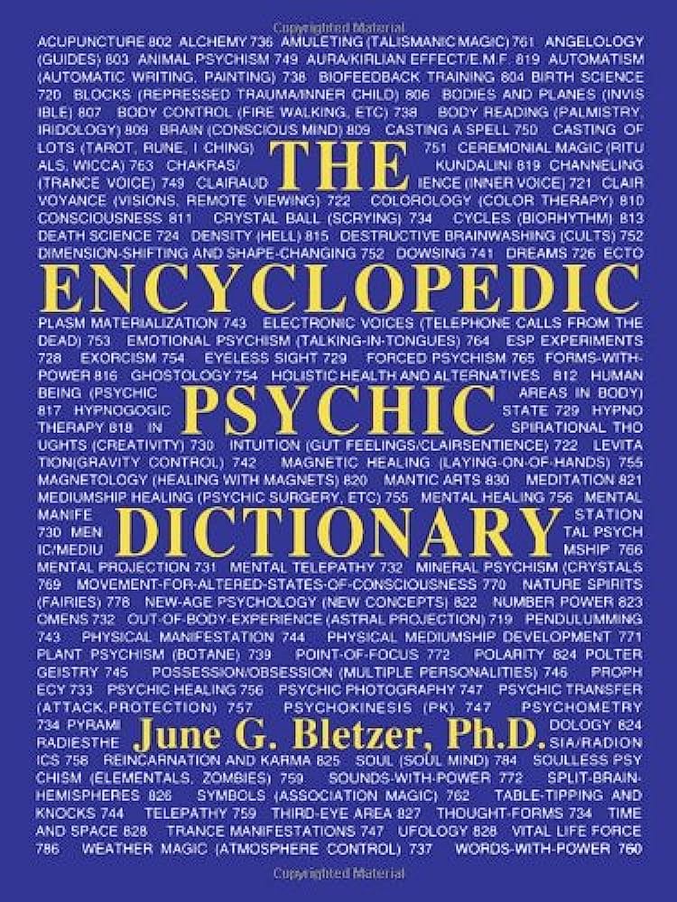 Pszichikai definíciók és szótár