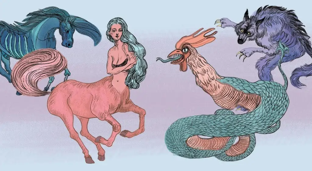 33 पौराणिक प्राणियों की सूची उनके सच्चे प्रतीकों के साथ