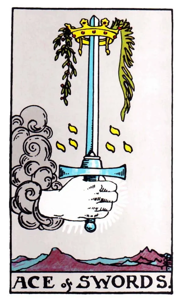 Ace of Swords Tarot معنی: عشق، سلامتی، پول و amp. بیشتر