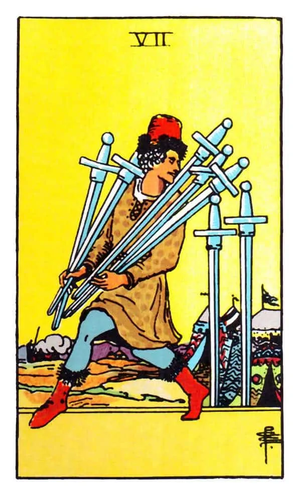 Seven of Swords Tarot: Maitasuna, Osasuna, Dirua &amp; Gehiago